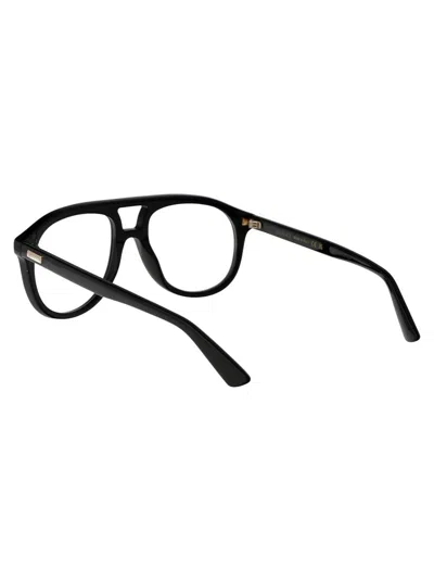 Shop Gucci Optical In 001 Black Black Transparent