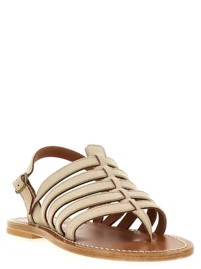 Shop Kjacques K.jacques 'homere' Sandals In Beige