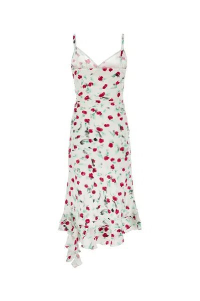 Shop Marni Dress In Lilywhite