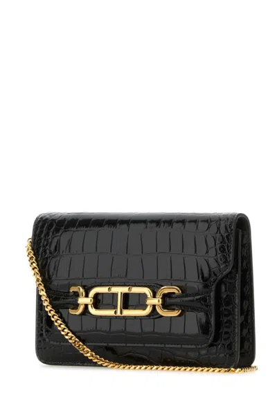 Shop Tom Ford Shoulder Bags In Black