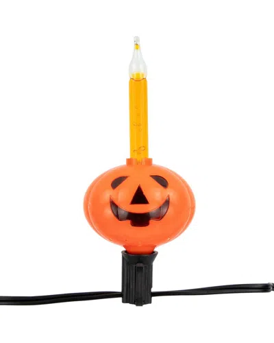 Northlight 7ct Jack O' Lantern Halloween Bubble Lights In Orange