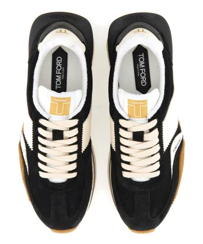 Shop Tom Ford James Sneakers In Black