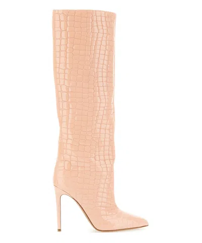 Paris Texas Leather Boot In Pink