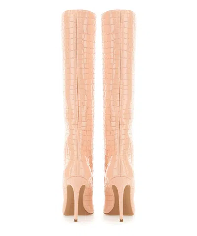 Paris Texas Leather Boot In Pink