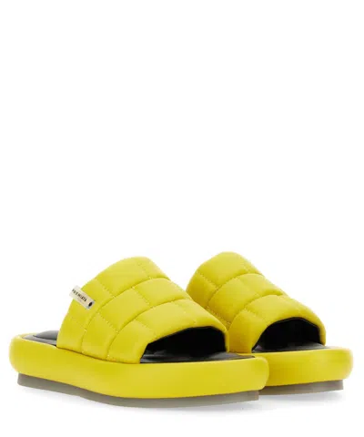 Premiata Nappa Sandal In Yellow