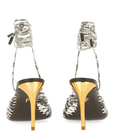 Ferragamo Women's Leather Sandal In Brown