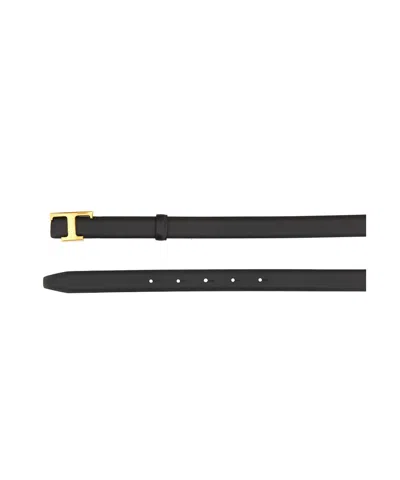 Tod's Reversible Belt T Timeless In Black