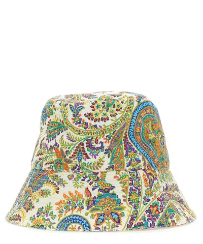 Etro Cotton Hat In Multicolor