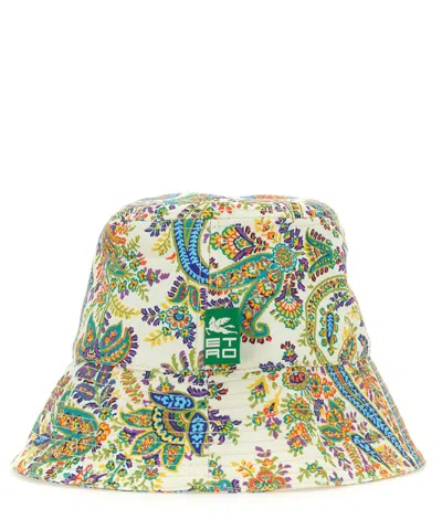 Etro Cotton Hat In Multicolor