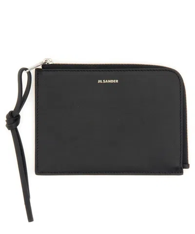 Jil Sander Wallet In Black