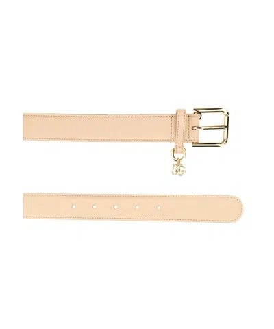 Dolce & Gabbana Dg Belt In Pink