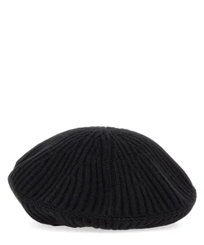 Shop Ganni Beanie In Black