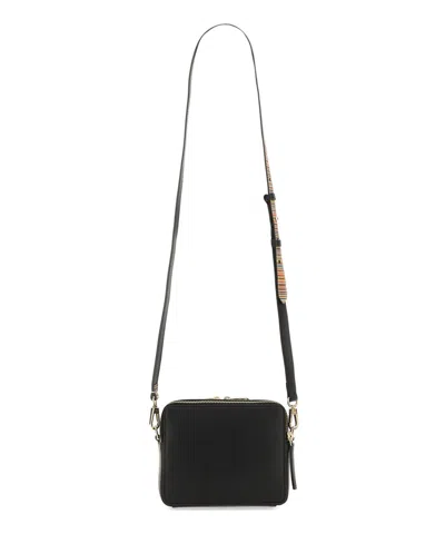 Shop Paul Smith Signature Stripes Crossbody Bag In Black