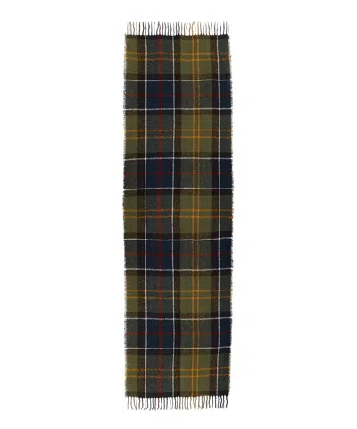 Shop Barbour Wool Scarf In Multicolor