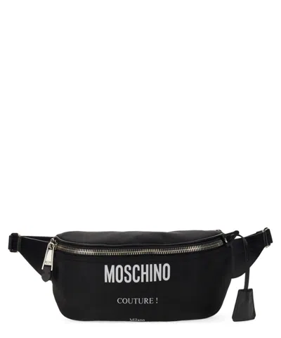 Moschino Belt Bag In Black