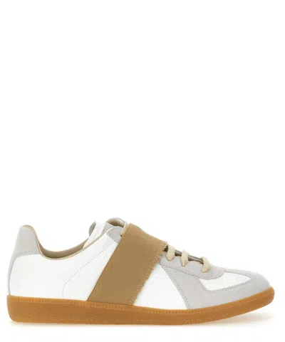 Shop Maison Margiela Replica Sneakers In White