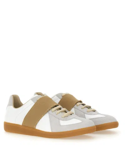 Shop Maison Margiela Replica Sneakers In White