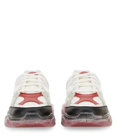 Shop Moschino Teddy Sneakers In White