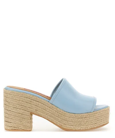 M05ch1n0 Jeans Denim Footbed. In Lightblue