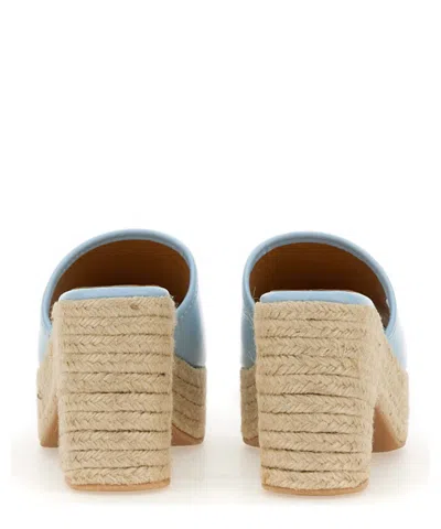 M05ch1n0 Jeans Denim Footbed. In Lightblue