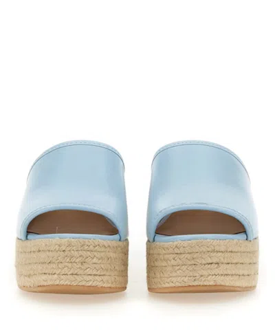 M05ch1n0 Jeans Denim Footbed. In Lightblue