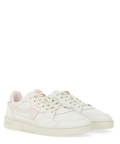 Axel Arigato Suede Dice Stripe Sneakers In White