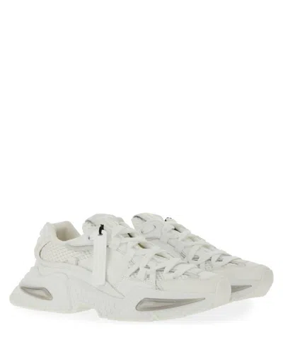 Shop Dolce & Gabbana Airmaster Sneakers In White