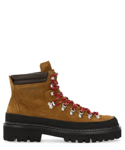 Dsquared2 Dsquared Men Boot "canadian Hiking" In Beige