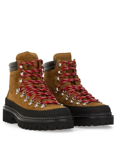 Dsquared2 Dsquared Men Boot "canadian Hiking" In Beige