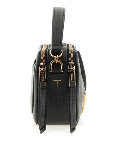 Shop Tod's T Timeless Handbag In Black