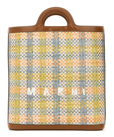 Marni Tropicalia Micro Tote Bag In Multicolor