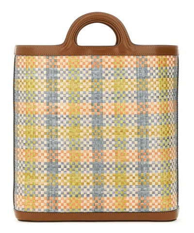 Marni Tropicalia Micro Tote Bag In Multicolor
