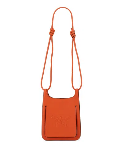 Shop Mcm Himmel Crossbody Bag In Orange