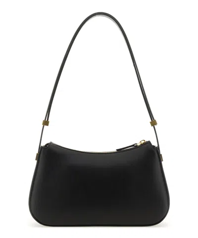 Shop Lanvin Concreto Shoulder Bag In Black