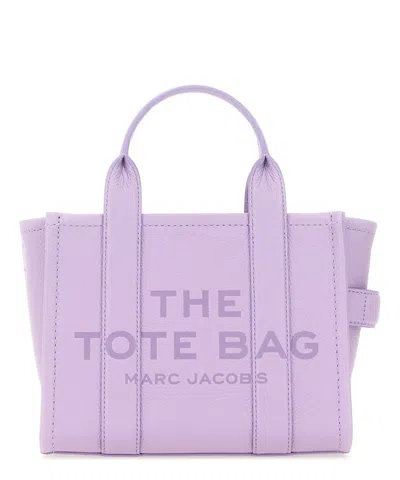 Marc Jacobs The Leather Small Tote Bag Wisteria In Violet