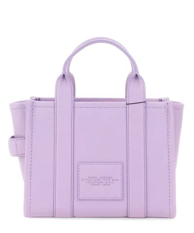 Marc Jacobs The Leather Small Tote Bag Wisteria In Violet