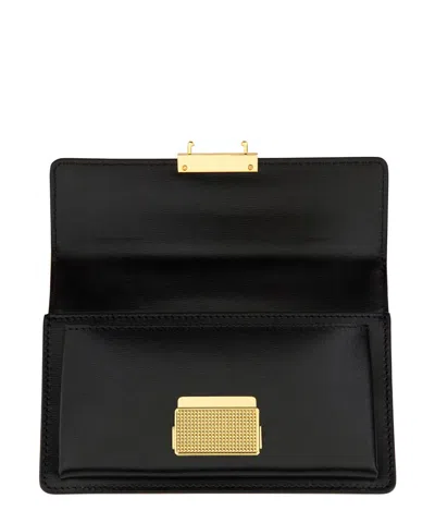 Golden Goose 'venezia' Black Hangbag With Adjustable And Removable Shoulder Strap And Clasp Closure In Black