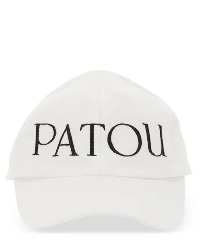 Patou Baseball Hat With Logo In White