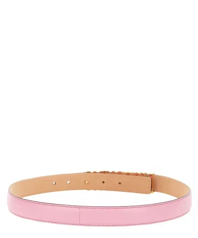 Shop Moschino Belt In Pink