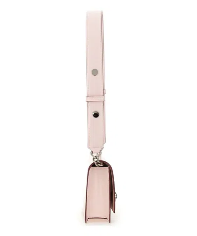 Shop Alexander Mcqueen Skull Small Crossbody Bag In Pink