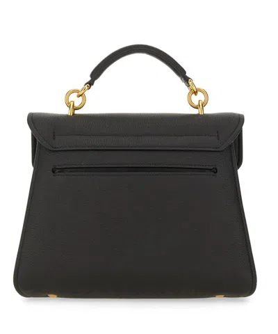Ferragamo Hooks Mini Handbag In Black