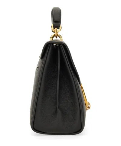 Ferragamo Hooks Mini Handbag In Black