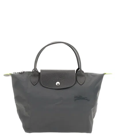 Longchamp Le Pliage Green S Handbag In Grey
