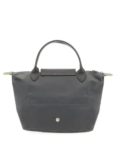 Longchamp Le Pliage Green S Handbag In Grey