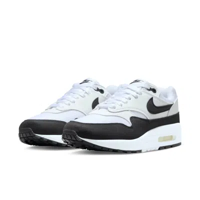 Nike Air Max 1 Leather Low-top Trainers In White