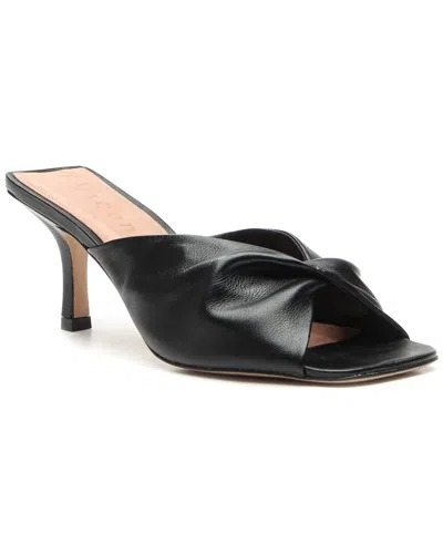 Vicenza Tarso Leather Sandal In Black