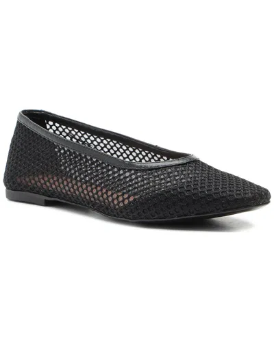 Vicenza Europa Canvas Ballerina In Black