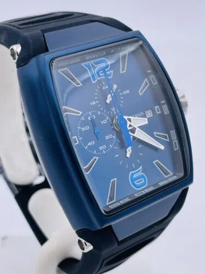 Pre-owned Locman Watch  Tremila Chrono 550kblk/575 Titanium/rubber Very Discounted