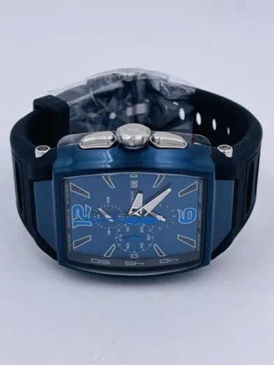 Pre-owned Locman Watch  Tremila Chrono 550kblk/575 Titanium/rubber Very Discounted