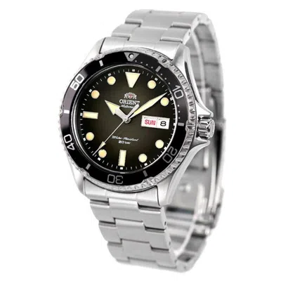 Pre-owned Orient Sports Rn-aa0810n Black Automatic Mechanical Diver 200m Men Watch Japan